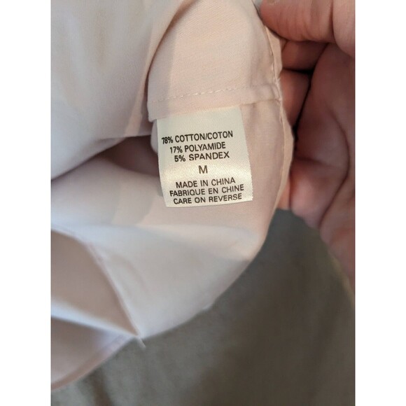ELIE TAHARI Women's Baby Pink, 3/4 sleeve blouse, Hook & Eye Closure Size Medium - Picture 7 of 8